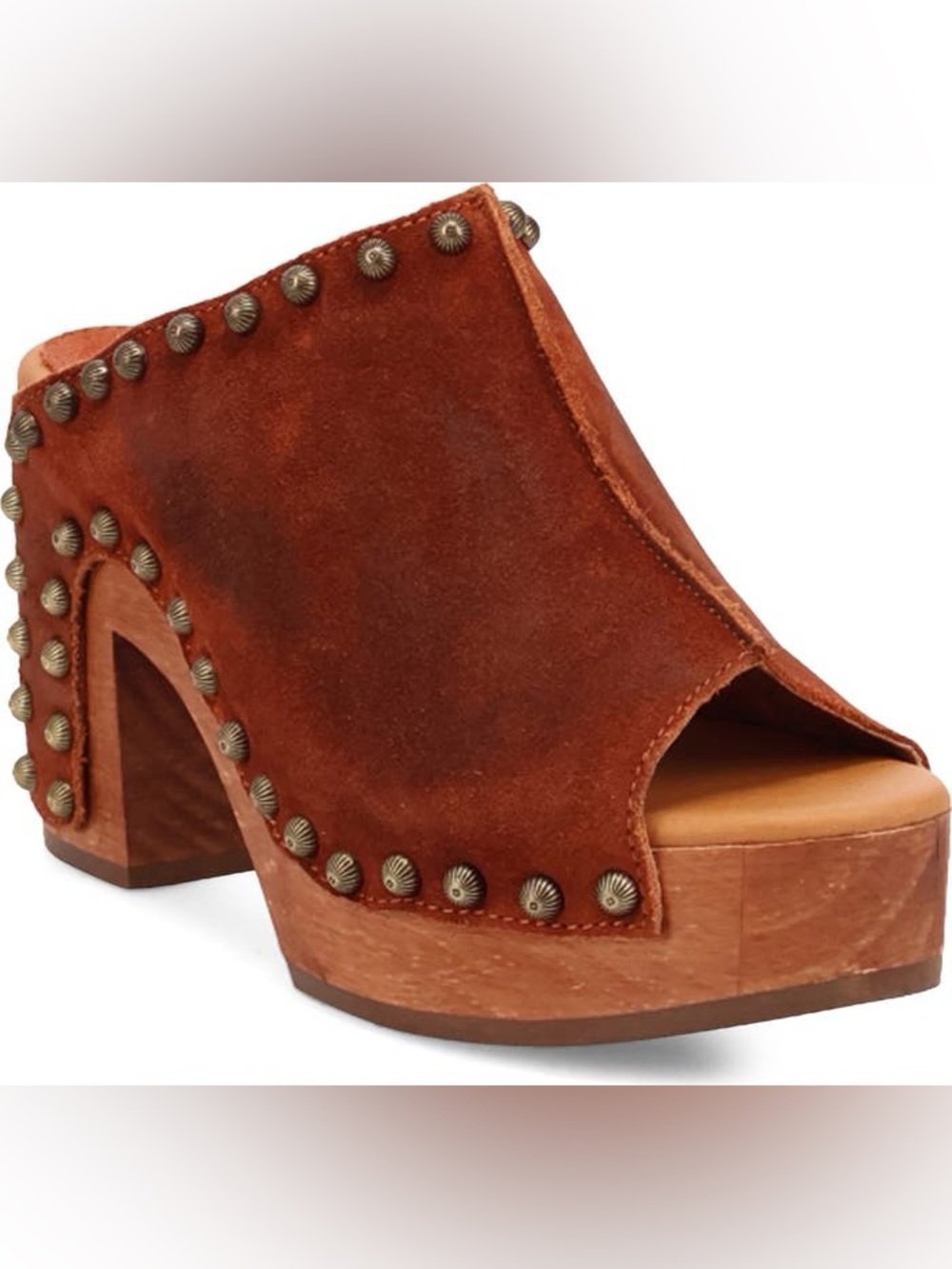 New DINGO ECHO WOODEN SANDAL women’s size 6